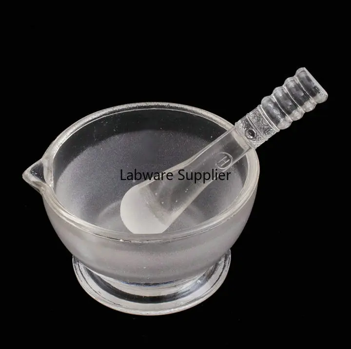 Бесплатная доставка стеклянная ступка и пестик диаметром 60 180 мм 1 шт./лот| |