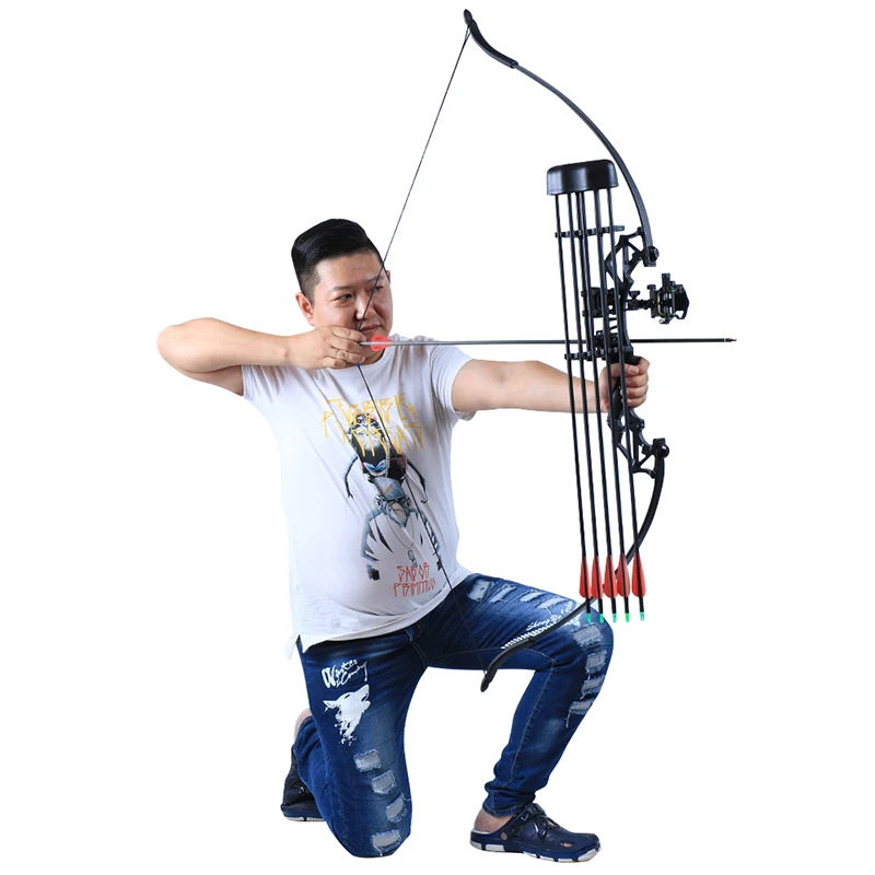 Arco para a Caça de Tiro com Arco com Pontaria Esportes ao ar Topoarchery Takedown Recurvo Livre Tiro 30 - 40lb 9 a caça de tiro com arco arco
