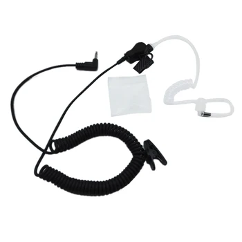 

RHF 617-1N 3.5mm RECEIVER/LISTEN ONLY Surveillance Headset Earpiece with Clear Acoustic Coil Tube Earbud o Kit