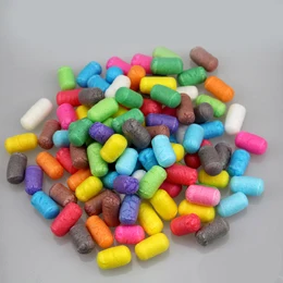 Mixed color 100 pcs Волшебная Магия кукурузные зерна Детский сад Дети развивают мозговые головоломки игрушки материалы для ручных поделок Бесплатные аксессуары смешанные цвета - Цвет: Mixed color 100 pcs