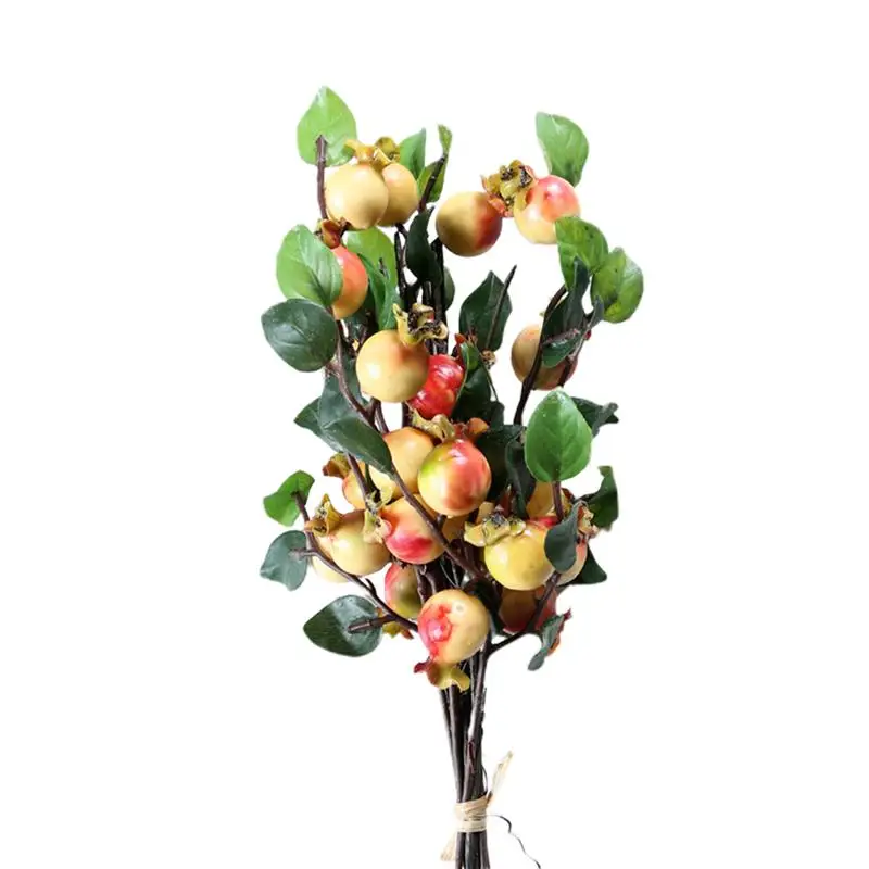 2 шт. искусственные ягоды реалистичные фруктовые ветки пасторальный стиль