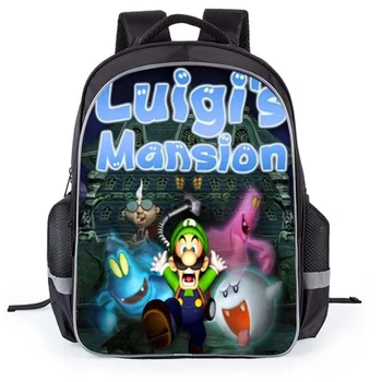 

Super Mario Brother Print School Bag for Kids Cartoon Children Teen Girls Boys Bookbags Student Schoolbags