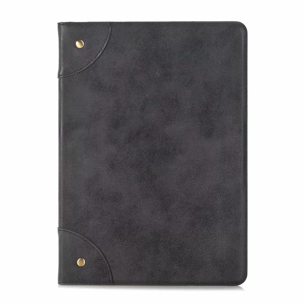 Зеленый Чехол для планшета для IPad 7 10,2 дюймов, чехол Fundas для Apple, IPad 10,2 дюймов, ретро Чехол-подставка из искусственной кожи+ ручка - Цвет: Зеленый
