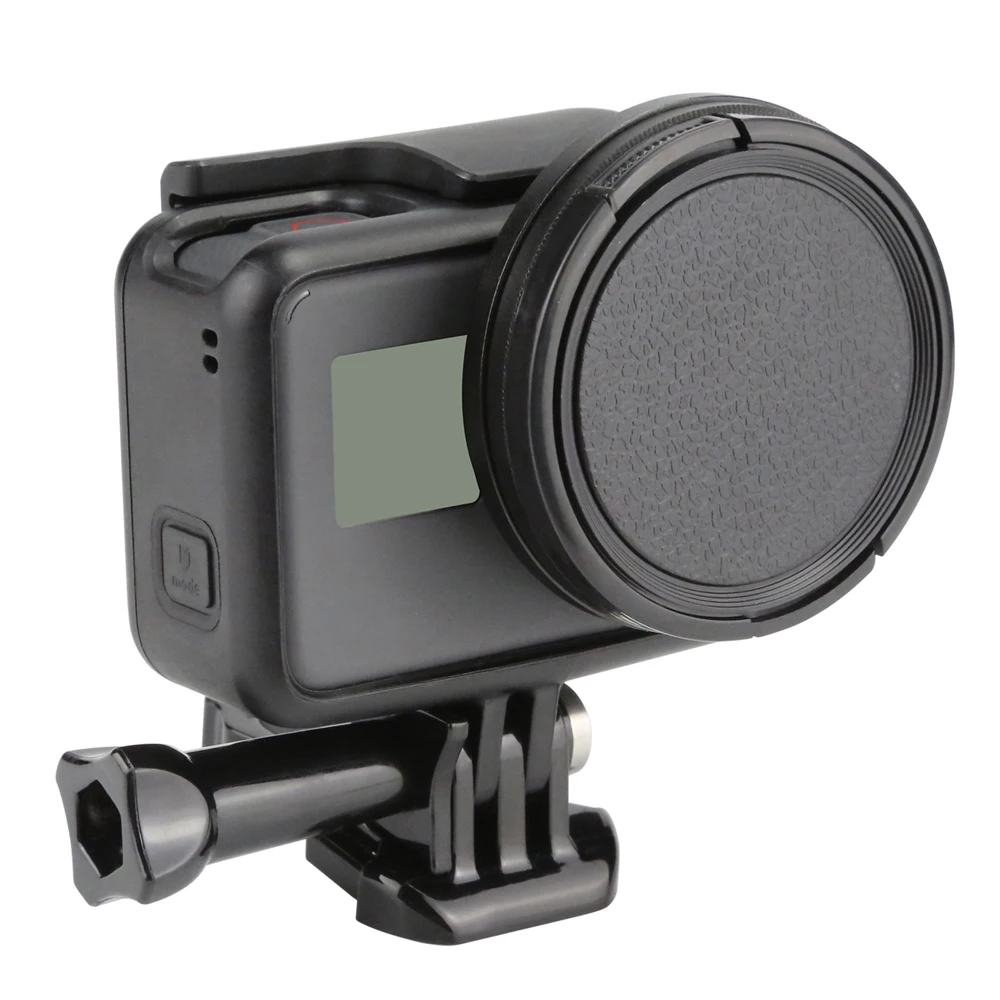GloryStar Профессиональный 52 мм УФ-фильтр для GoPro Hero 5 6 черная Экшн-камера с крышкой объектива крепление для Go Pro 6 аксессуары