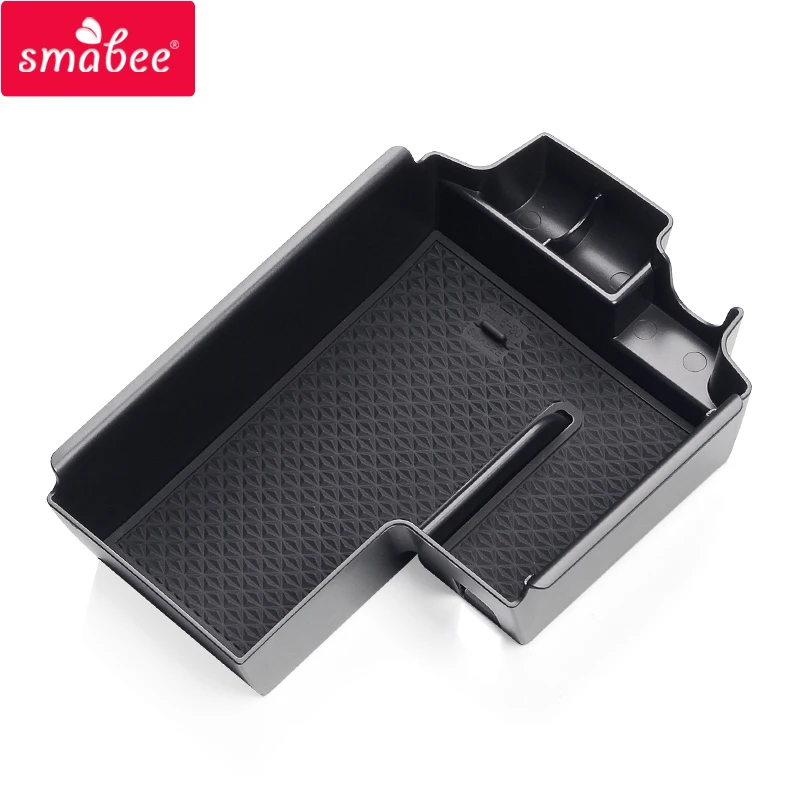 Smabee автомобильный центральный подлокотник коробка для хранения для BMW 5 серии аксессуары для центральной консоли черный ящик для монет