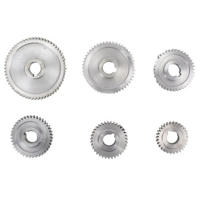 18Pcs/Set CJ0618 Metal Gears Mini Lathe Gear Metal Cutting Machine Tool Gear