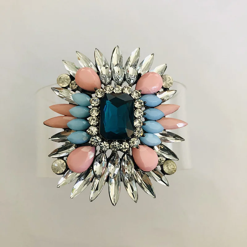 Модные женские кольца свободного размера с регулируемым размером для женщин оптом - Цвет основного камня: RESIN BRACELET 2