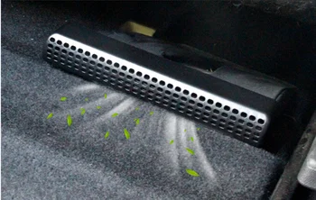 

Vtear For Peugeot 3008 GT 5008 accessories 2017 2018 Seat air vent Outlet protective dust-proof cover Interior Parts 2PCS black