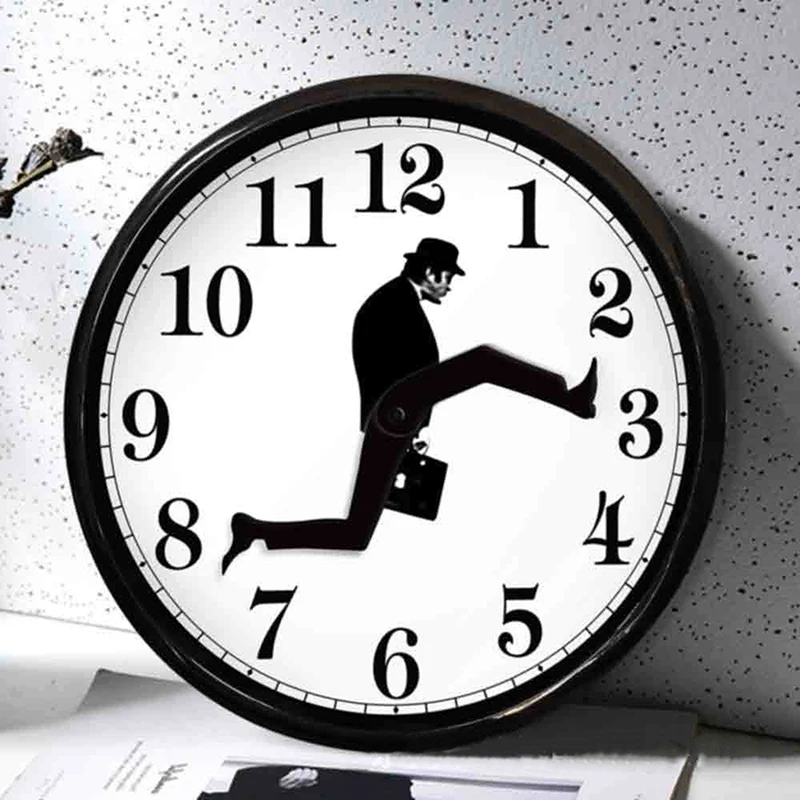 1 Pc British Comedy Inspired Ministry Of Silly Walk Wall Clock Comedy