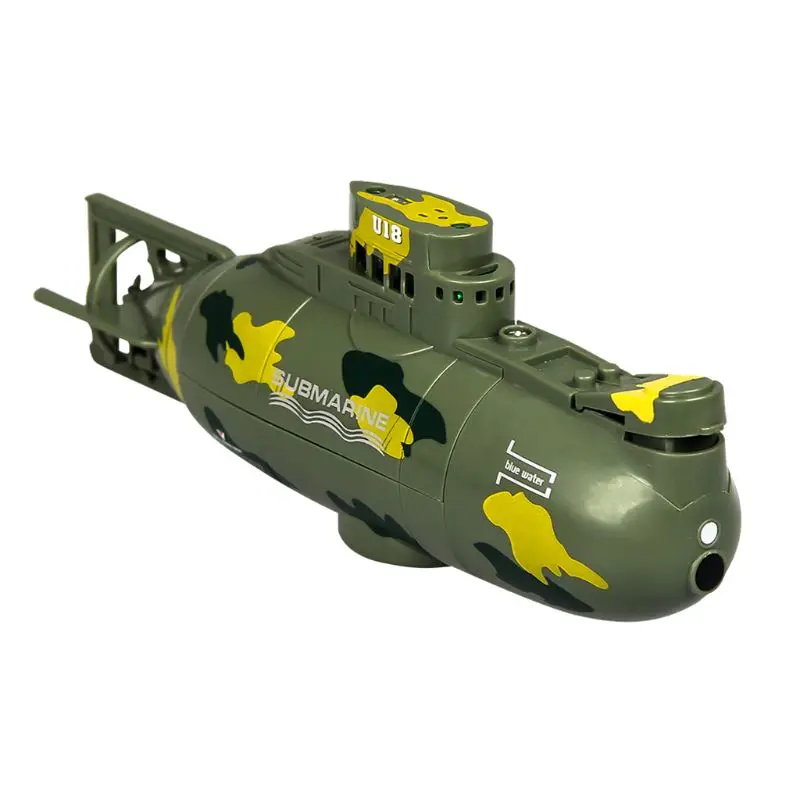 Зеленый 3311 м Мини RC лодка RC игрушка дистанционное управление моделирование Дайвинг подарок на день рождения для детей мальчиков - Цвет: Зеленый