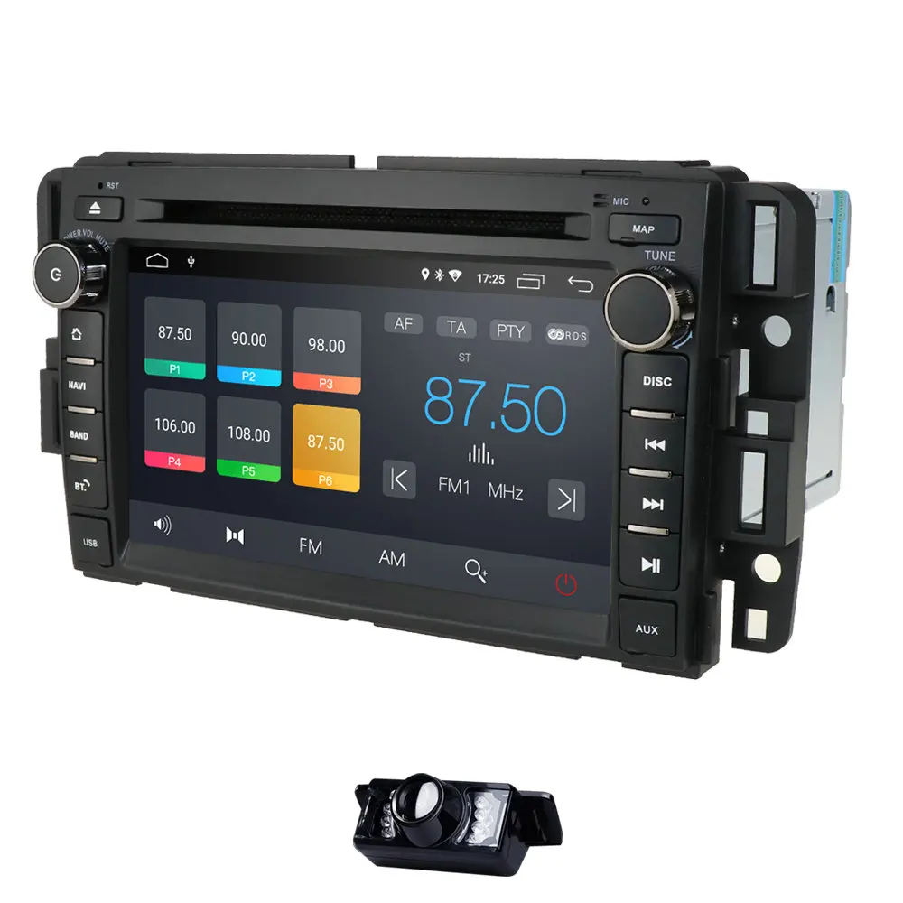 Camera2 2Din Android 9,0 автомобильный мультимедийный плеер Радио автомобильный DVD gps стерео радио Nav для GMC Yukon Sierra Chevrolet Chevy Acadia RDS камера - Цвет: Camera2