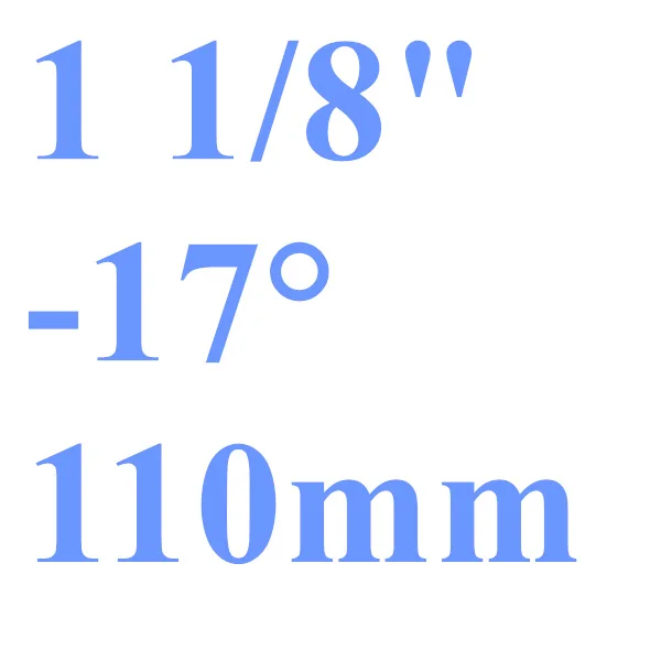 28.6 110mm -17 PRO Vibe дорожный велосипедный стержень 1-1/8 ''31,8 мм - Цвет: 28.6 110mm -17