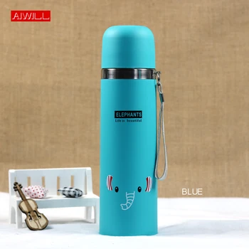 

500ML/350ml Lovely Animal Pattern Vacuum Thermos For Women Kids water Bottle Stainless Steel Bullet garrafa termica Child