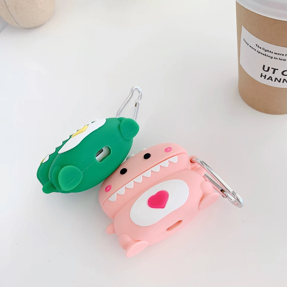 3D чехол для Airpods Pro Чехол милый мультфильм мягкий Bluetooth наушники чехол Funda для Apple Air Pod Airpod Pro 3 силиконовый чехол с бантом