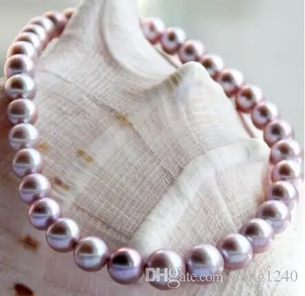 > благородный elegante joyeria 11-12 мм Мар дель Сур Ронда lavanda воротник де perlas 14 k