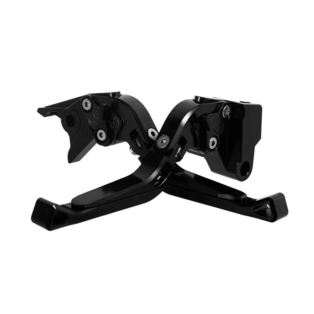 Для Kawasaki Ninja 650R ER-6F ER-6N 2009- Ninja 400R 2011 мотоциклетные Выдвижные Тормозные Рычаги сцепления Регулируемые Рукоятки - Цвет: Black