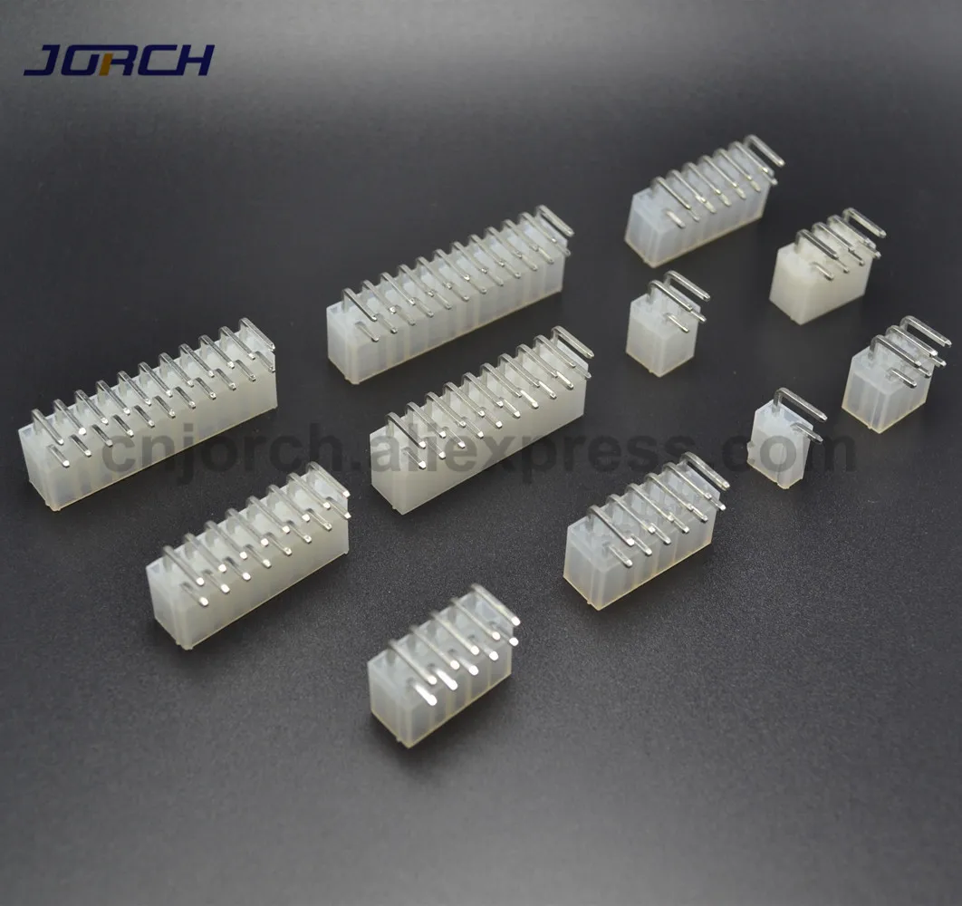 

5sets 4.2mm Molex Automotive wiring pcb connector right angle 2-24pin for computer graphics card on board