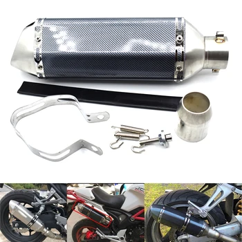 

Universal Motorcycle parts Exhaust Stainless Steel Motorbike Exhaust Pipe for Kawasaki ZX7R ZX7RR ZX9 ZX1100 ZX-11 ZRX1100 ZRX12