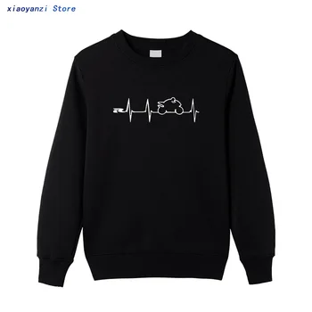 

New Cool men sweatshirts Japan Motorcycles Heartbeat GSXR 1000 750 600 k7