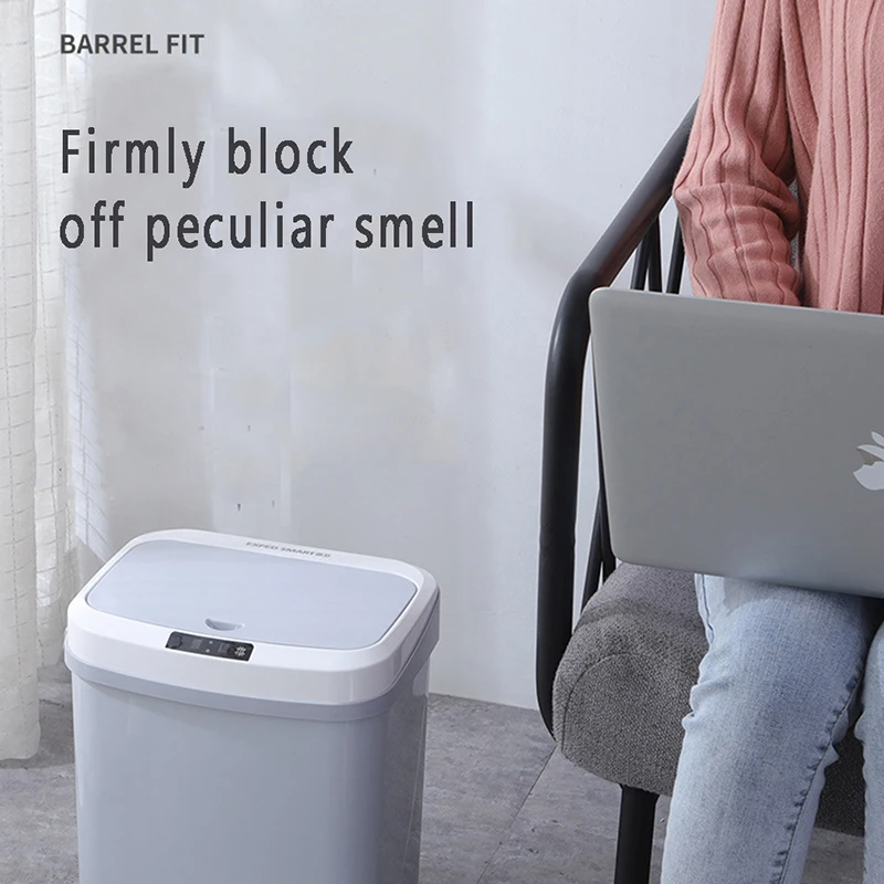 AutomaticTouchless Garbage Can Home Smart Trash Can Infrared Sensor Large-capacity Waste Bins