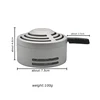 1PC Hookah Charcoal Holder Shisha Aluminum alloy Chicha Cachimbas Water Pipe Metal Heat Management Carbon Holder Accessories 6