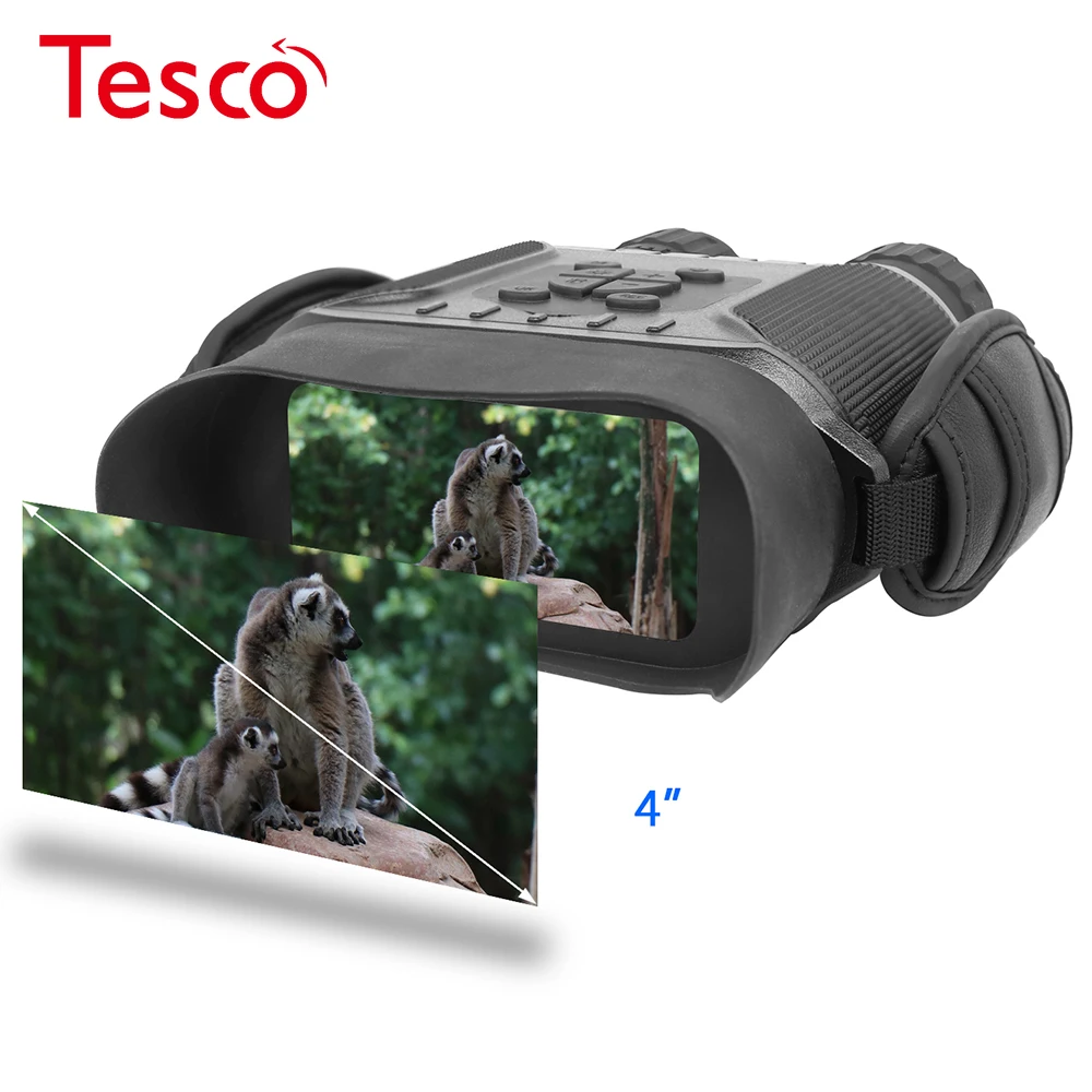 

Bestguarder Night Vision Time Lapse IPX4 HD Hunting Binoculars 400M Big Screen 5x Zoom 4.5X40mm 32G Infrared Telescope Monocular