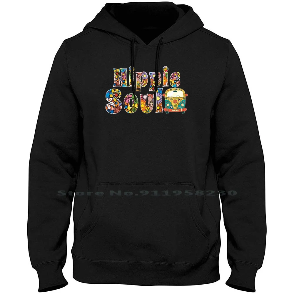 Hippie Soul For Dark Men Women Felpa Con Cappuccio Maglione 6Xl Big Size Cotton Hippie Girls Hippie Soul Dogs Dark Pie Hip Ark So Pi Hi