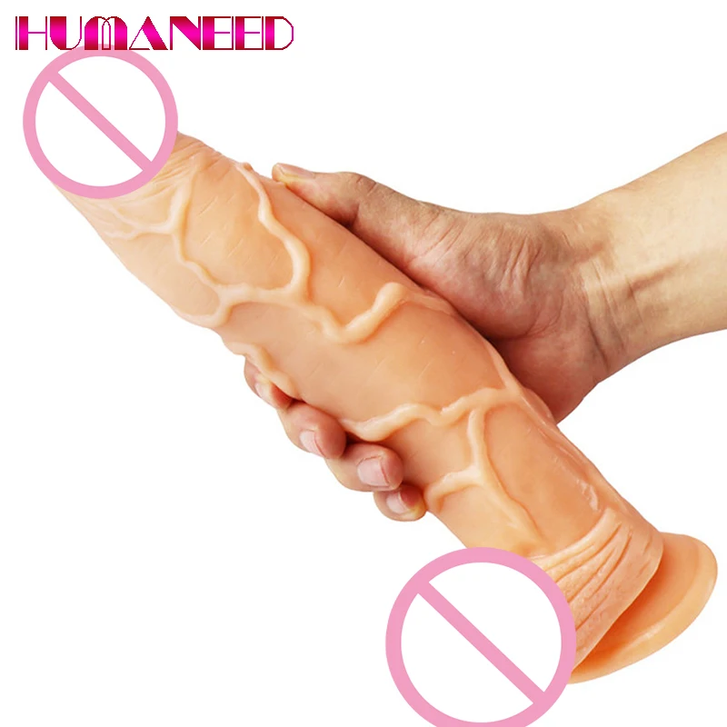 31*5cm Giant Thick Flesh Dildo Huge Long Dildos Female Extreme Big Realistic Dick with Strong Suction Cup Sex Product for Women