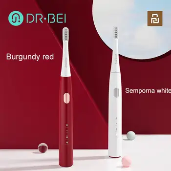 

Dr.BEI Ultrosonic Electric Toothbrush for Adults&Teens 3 Modes with Smart Timer 60dB Motor Whitening Rechargeable 2 Brush Head