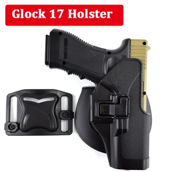 

Glock 17 19 22 23 31 32 Gun Holster Right Hand Tactical Gun Case Airsoft Hunting Gun Carry Case Belt Holster Glock Accessories