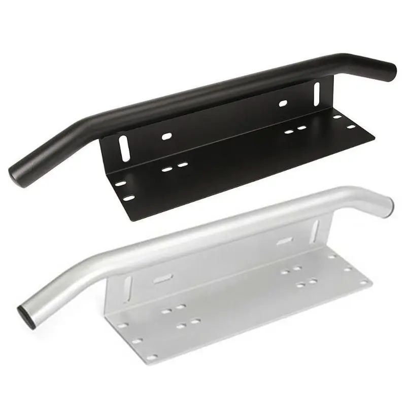 Lámpara de licencia de coche placa montaje en soporte del bastidor vehículo Bull Bar Protector De Luz