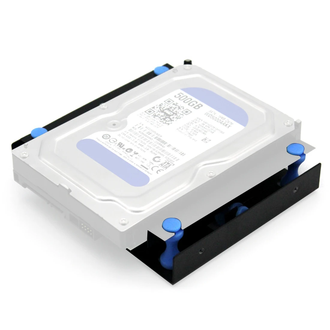 XT-XINTE жесткий диск кронштейн для амортизатора HDD SSD конвертер Кронштейн преобразует 3,5 до 5,25 дюймов жесткий диск монтажный кронштейн