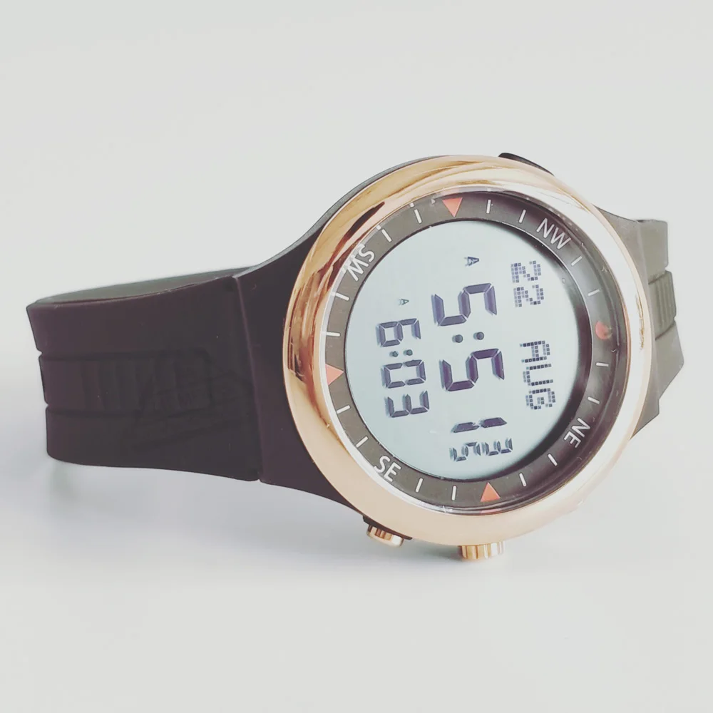 Молитвенные спортивные часы для мусульманский для молитв с авто Qiblah Compass Adhan Alarm Hijri Календарь подсветка водонепроницаемый детский подарок Рамадан