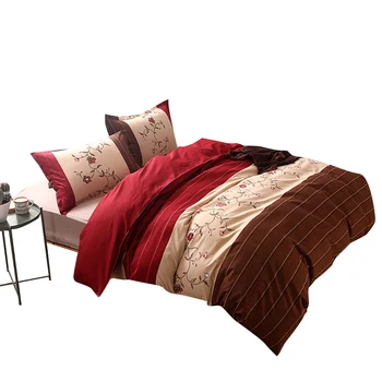 

1/2/3Pcs Home Duvet Cover Queen Bedding Set 3d Solid Color Quilt Covers Winter Simple Comfortable Bed Line Set with Pillowcase