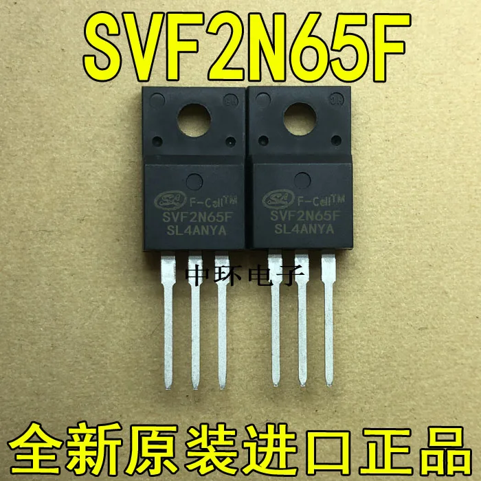 10 шт./лот SVF2N65F 2N65 2A650V TO-220F/10 шт./лот