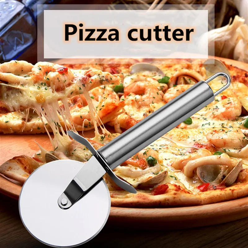 1 шт. резак из нержавеющей стали нож для пиццы Инструменты для торта колеса для пиццы ножницы идеально подходят для пиццы пироги вафли и теста инструмент для выпечки