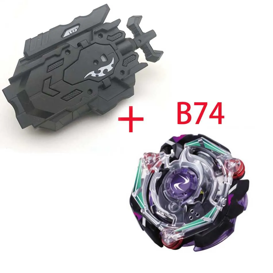 Волчок Beyblade Burst B-133 B-134 с пусковым устройством Bayblade Bey Blade металл пластик Fusion 4d Подарочные игрушки для детей - Color: B74