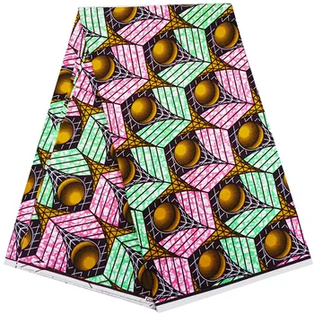 

African Wax print fabric Dutch Ankara wax African Ankara fabric wax block fabrics 100% cotton