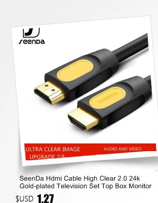 SeenDa USB C к HDMI 4 К кабель 2 М адаптер удлинитель конвертер HD ТВ USB-C для huawei mate 20 MacBook Pro samsung Galaxy S9 S8 tv