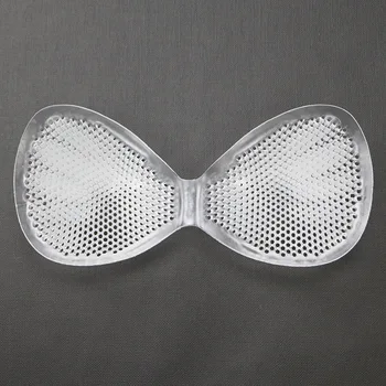 

Soft Bikini Bra Insert Silicone Inserts Pads Enhancer Swimsuit Push Up Breathable Seamless Silicone Chest Pad Breast Lift