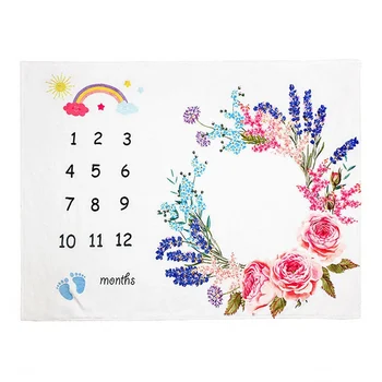 

Newborn Photography Prop Shoots Baby Girls Boys Swaddle Infants Blanket Mat Growth Photo Mom Baby Shower Gifts 70 * 102cm