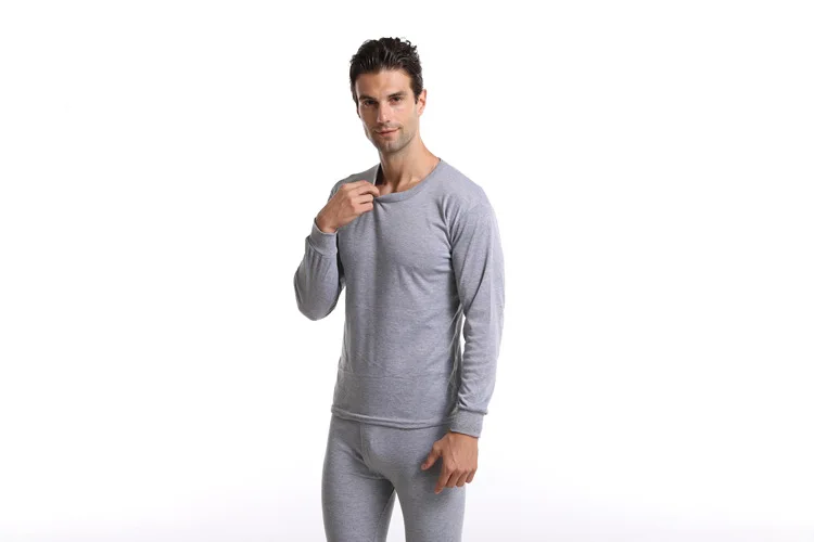 Tanie Męska bielizna termoaktywna cienki kombinezon Slim Fit bawełna wydłużony sweter kalesony mężczyźni sklep