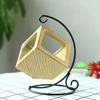 

Plant Hanging Basket Geometric Succulents Vase Flower Pot Retro Desktop Outdoor DIY