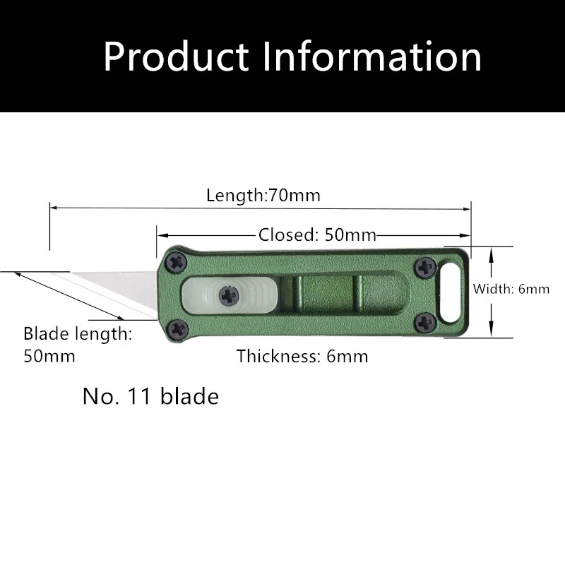 EDC Универсальный мини-нож многофункциональный инструмент для резки бумаги открытый портативный брелок
