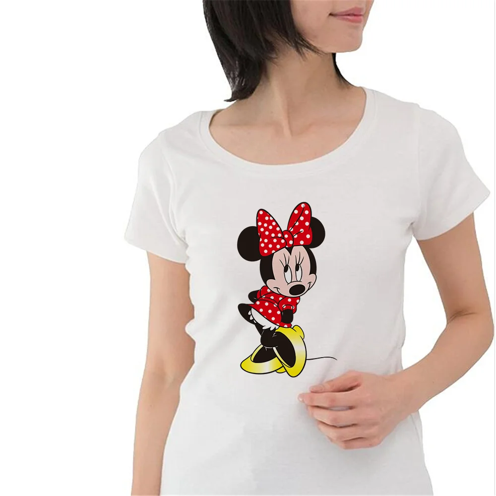21かわいいミニーマウスtシャツ女性かわいいトップ漫画グラフィックティーおかしい原宿ディズニーtシャツユニセックスファッションtシャツ女性 Tシャツ Aliexpress