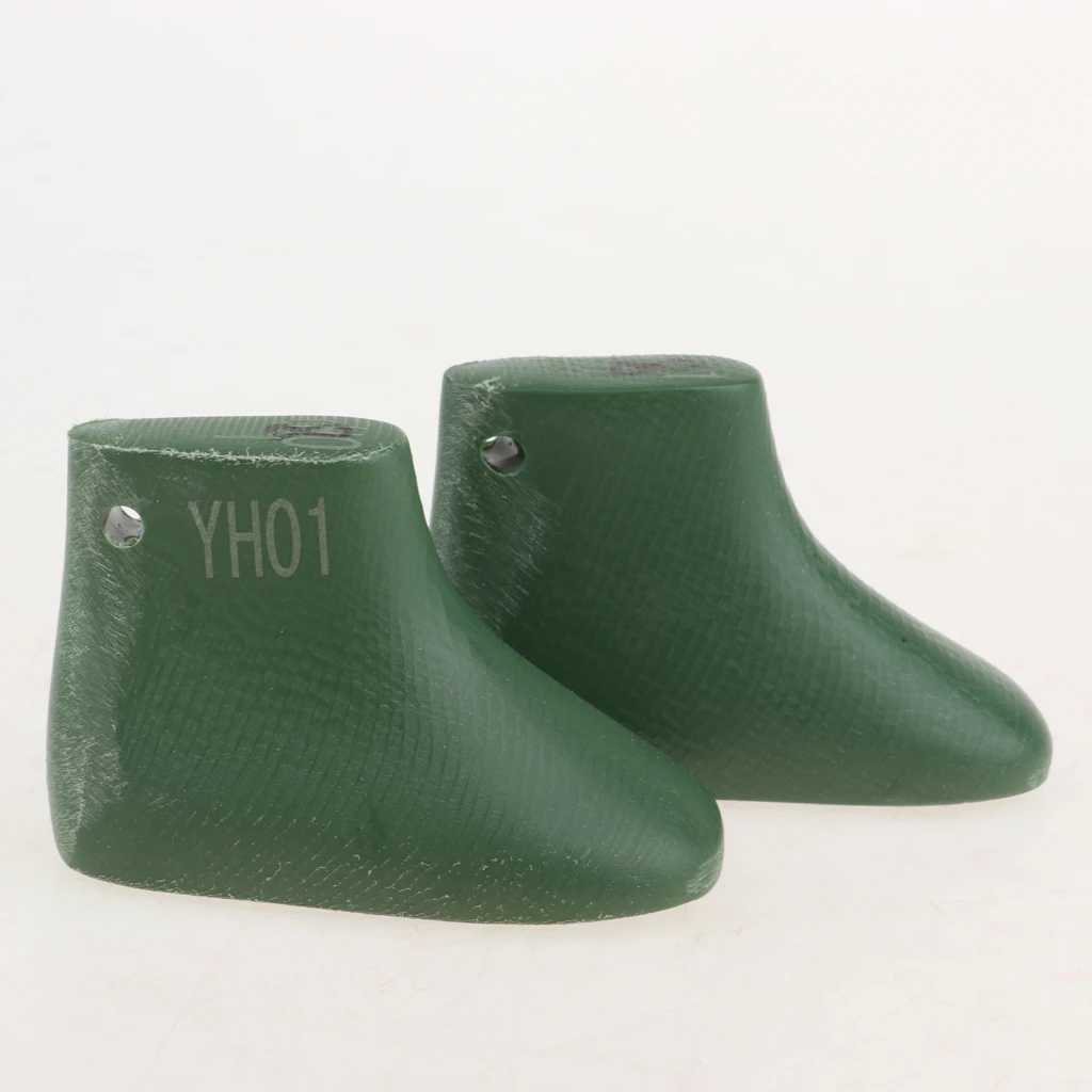 Plastic Shoe Lasts Mold For 18'' American Doll Dolls Boy Dolls DIY Shoe Accessories Green -Pattern A