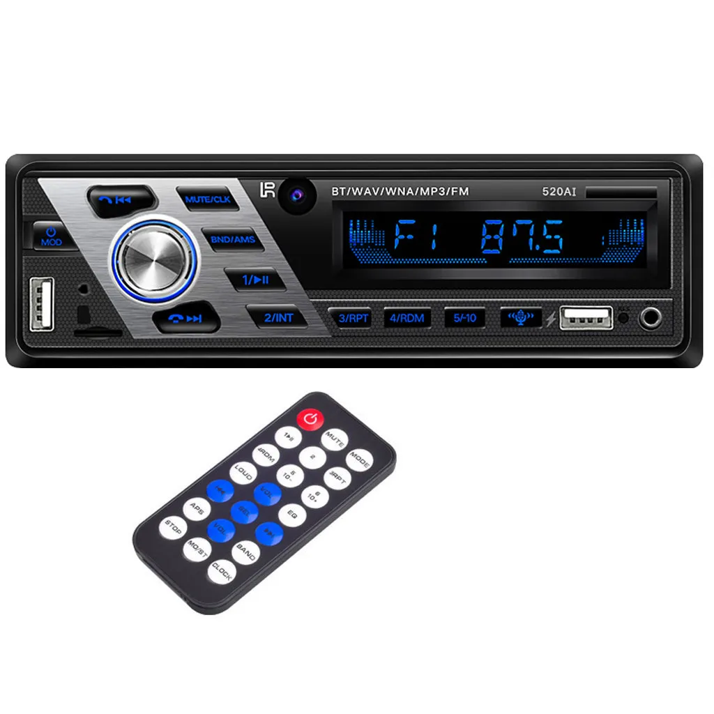 Car Audio Receiver Car MP3 Player With USB Charger 12/24V Car Radio FM Bluetooth Remote SD Card for Volvo for Honda for Toyota