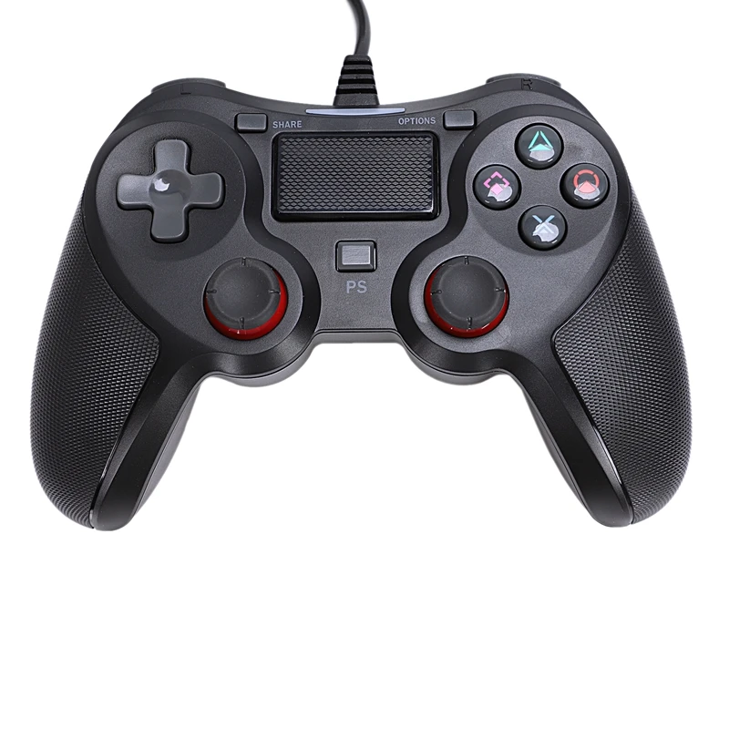 Для PC/PS4/PS3 Smart USB проводной игровой контроллер, Вибрационный геймпад джойстик