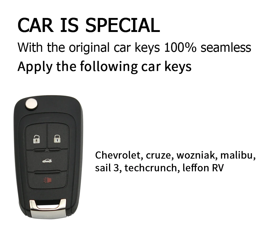 Для Chevrolet Cruze Sonic BuickRemote брелок в виде ракушки чехол Авто держатель чехол смарт-протектор Kirsite покрытие