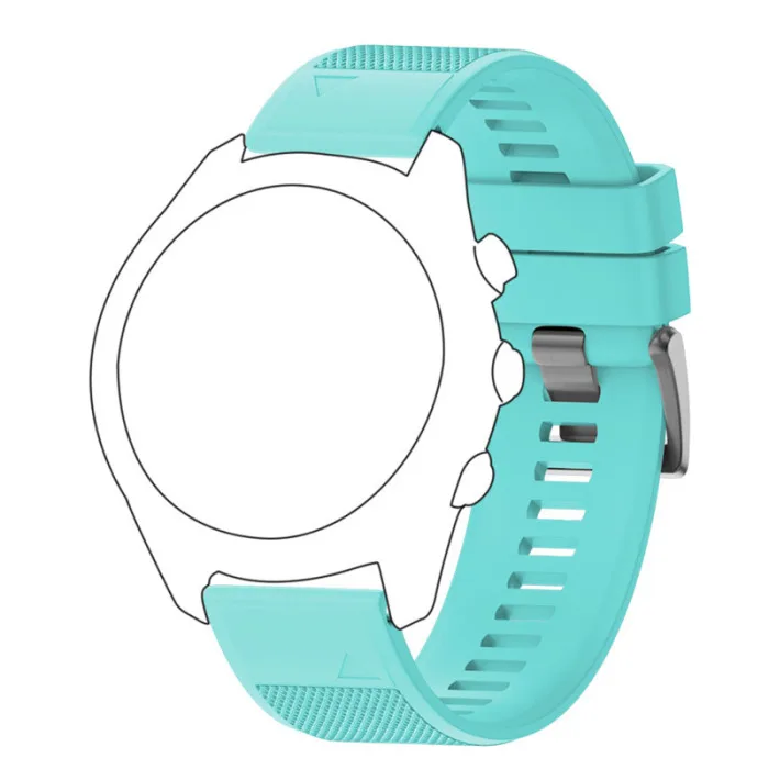 22 мм Quick Release Easy Fit силиконовый запасной ремешок для часов Garmin Fenix 5 Forerunner 935 Approach S60 FKU66